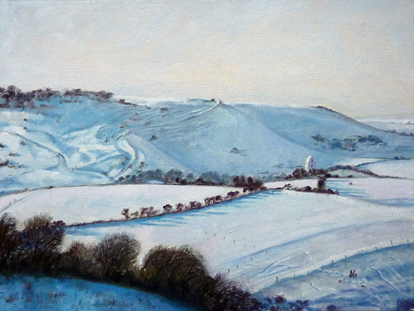 Ashdown Mill (Snow Scene)