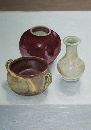 Three Small Pots