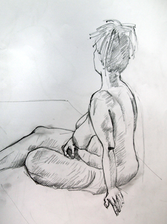 life drawing 10 min