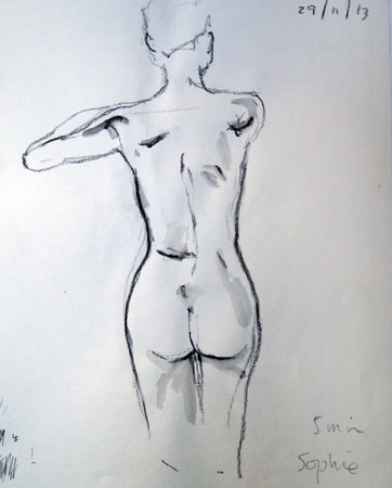 life drawing 5 min