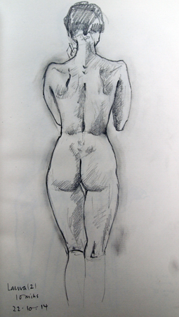 life drawing 10 min